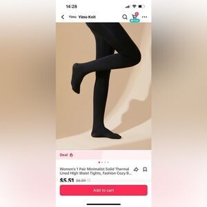 NWT Fleece Tights - 3 pairs